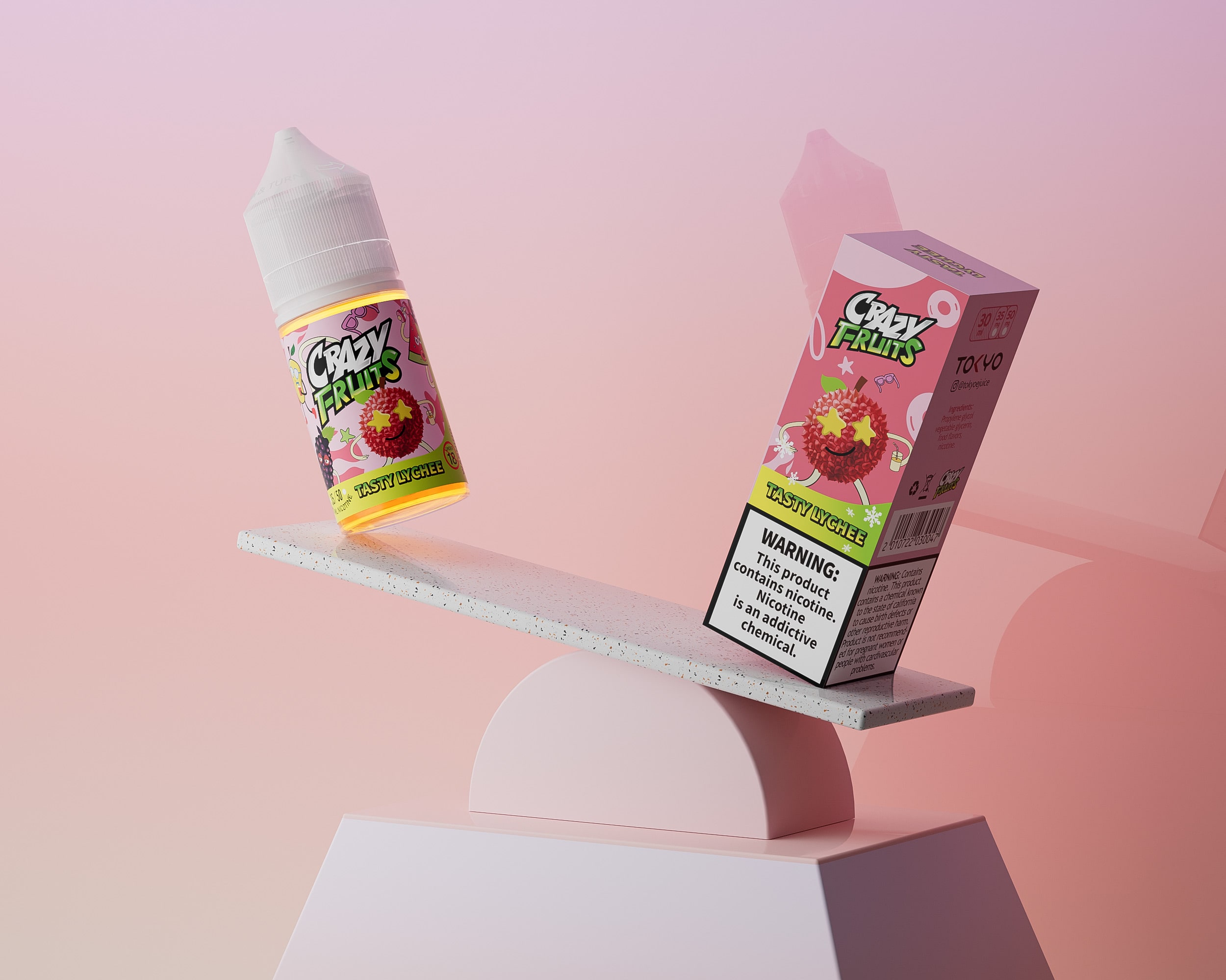 سالت لیچی توکیو | TASTY LYCHEE- CRAZY FRUITS - تصویر 1