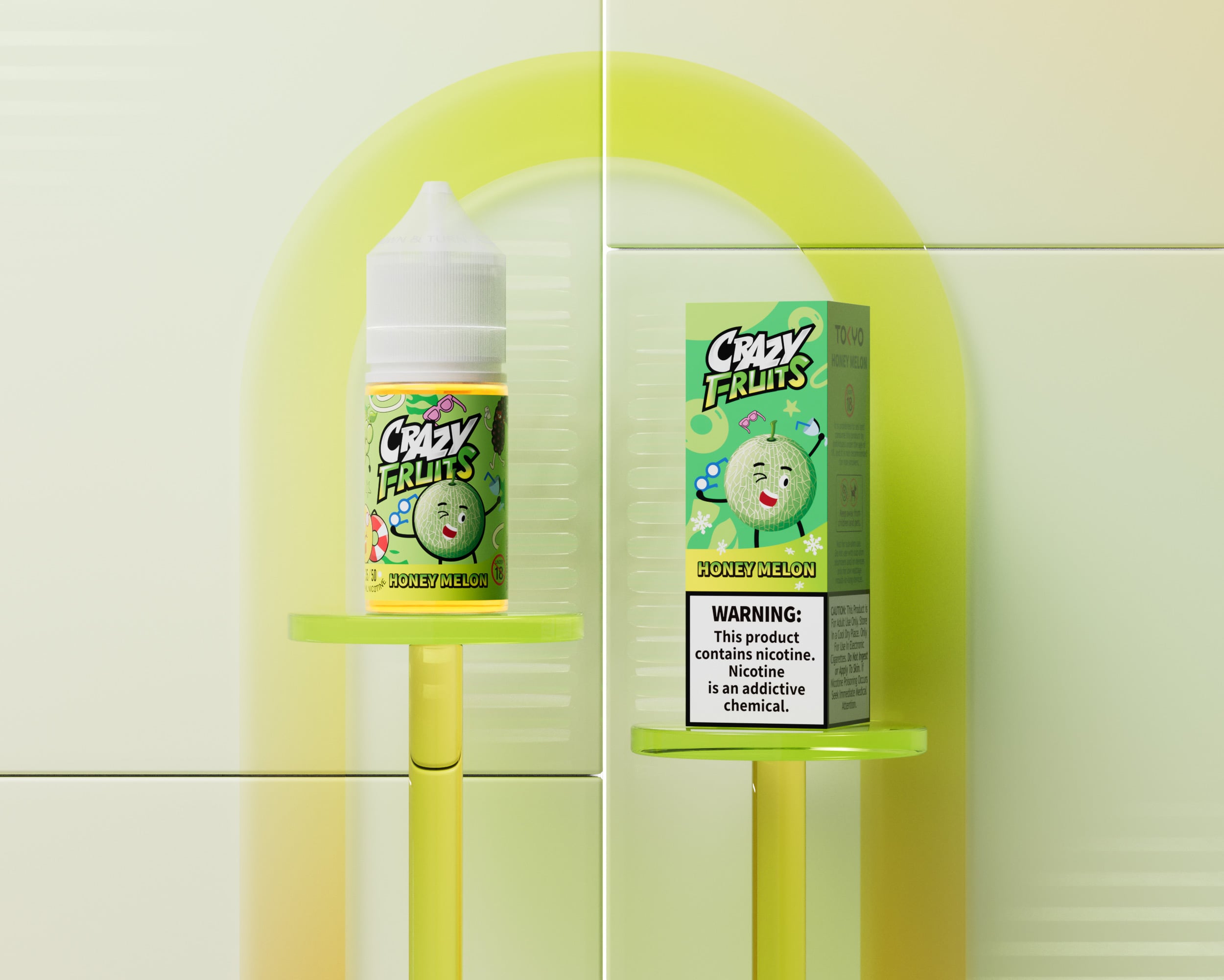 سالت طالبی عسلی توکیو | HONEY MELON - CRAZY FRUITS - تصویر 1