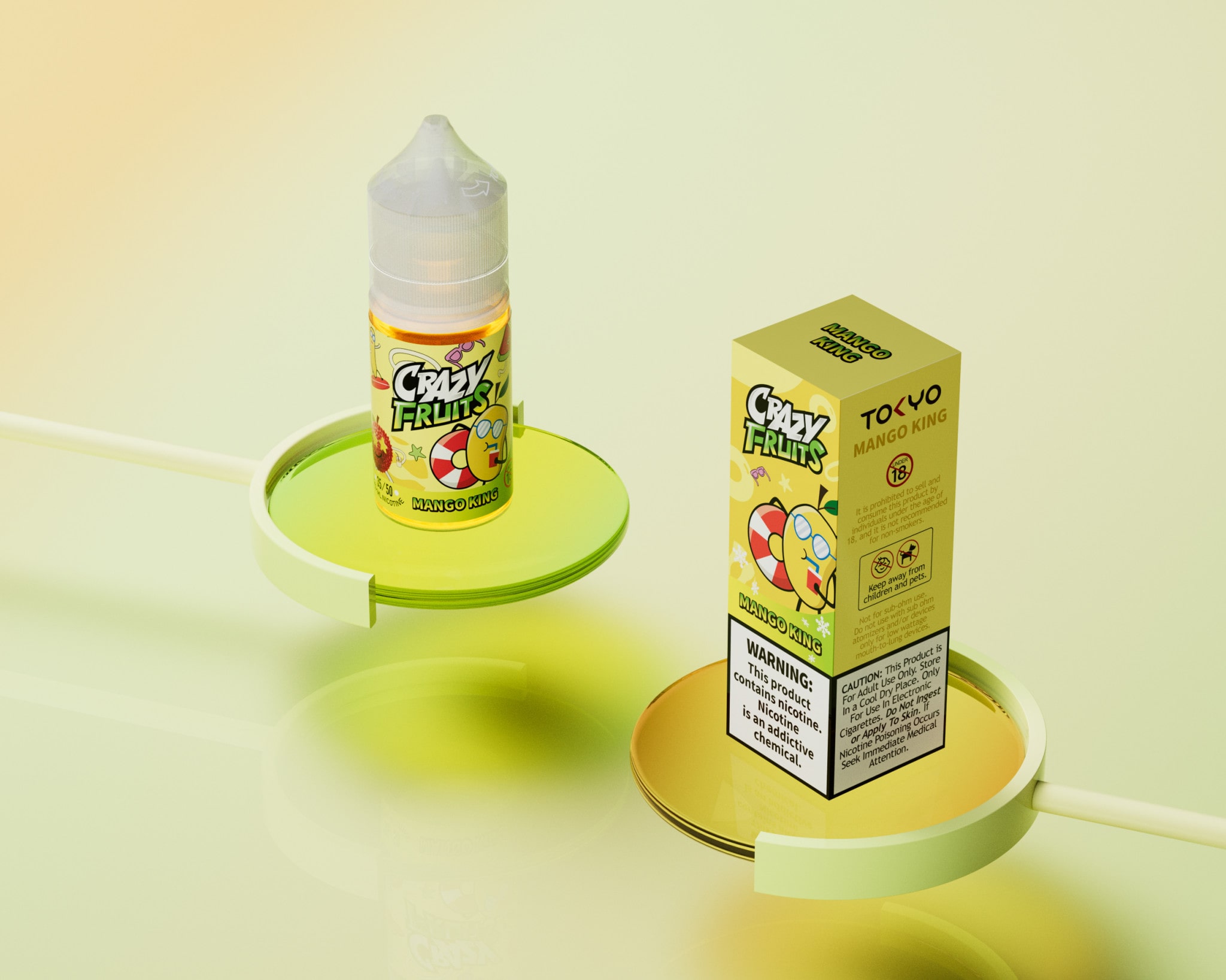 سالت انبه پادشاه توکیو | MANGO KING - CRAZY FRUITS - تصویر 1