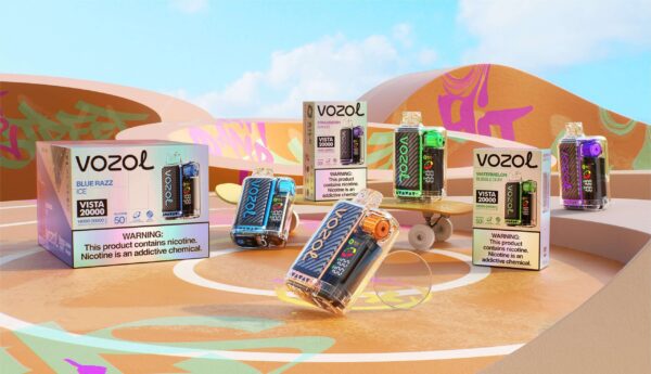 پاد یکبار مصرف وزول ۲۰ هزار پاف وانیل بستنی - VOZOL 20000 PUFF VISTA - تصویر 5
